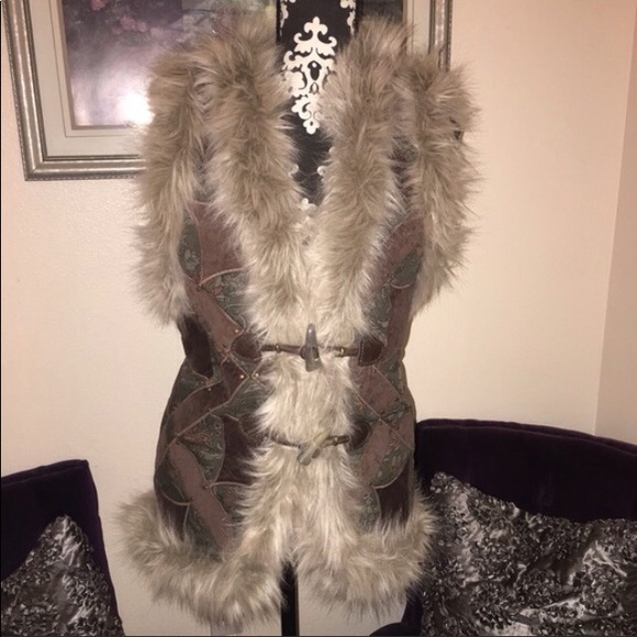 Free people sterling studded vest sold out - Picture 2 of 5